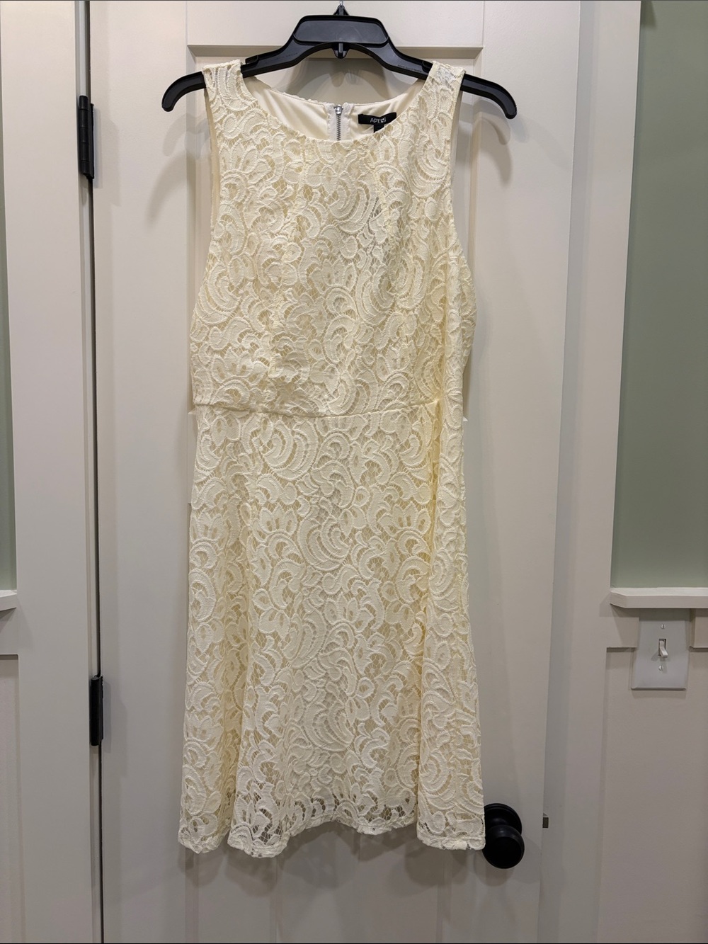 Apt. 9 Sleeveless Lace Dress in Ivory